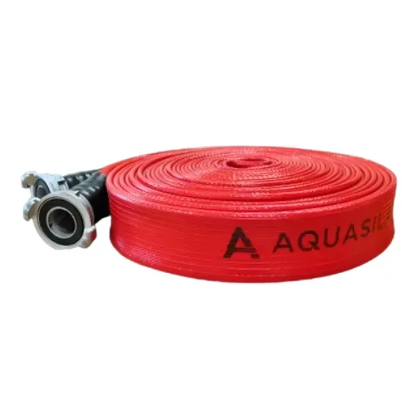 Рукав пожарный AQUASILA 51Т (Класс 3) 2ГРН-50 с двухсторонним покрытием 000085290 фото